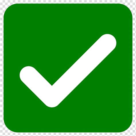 White And Green Check Logo Check Mark Emoji Computer