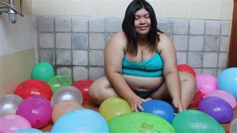 Ameena Asian Bbw Bbw Bursting Balloons