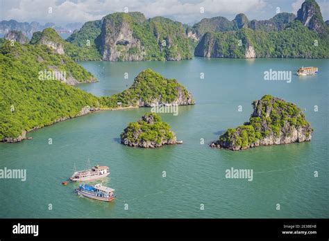 Picturesque Sea Landscape Ha Long Bay Vietnam Stock Photo Alamy