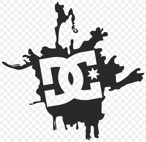 Dc Shoes Decal Sticker Logo Png 800x800px Dc Shoes Black And White