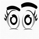 Eyes Cartoon Looking Watching Icon Eyeball Icons