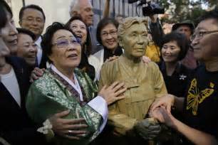 San Francisco Unveils Comfort Women Memorial The Japan Times