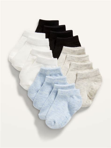 Unisex Ankle Socks 8 Pack For Toddler And Baby Old Navy