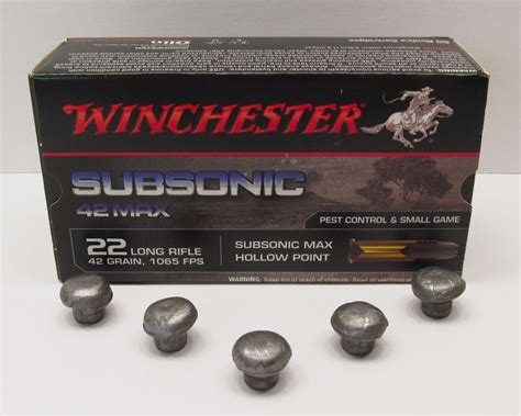 The Rimfire Channel Blog Winchester Subsonic 42 Max Lhp 22lr