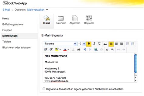Both the desktop and the mobile versions of outlook make it easy to create and edit your email signature. Wie man in Outlook 365 eine Signatur erstellt - Outlook Blog