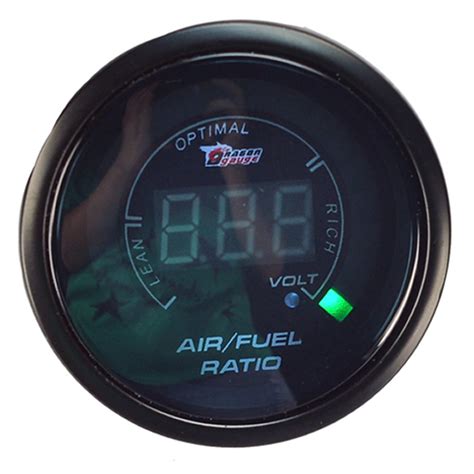 HOTSYSTEM Universal Electronic Air Fuel Ratio Monitor Meter Gauge Blue