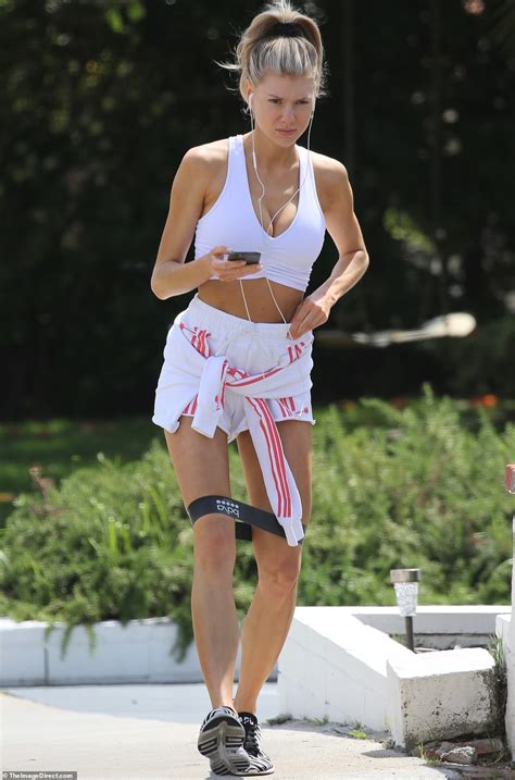 Charlotte Mckinney Works Out In Public As She Walks With A Strap Around