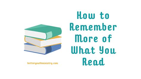 How To Remember More Of What You Read