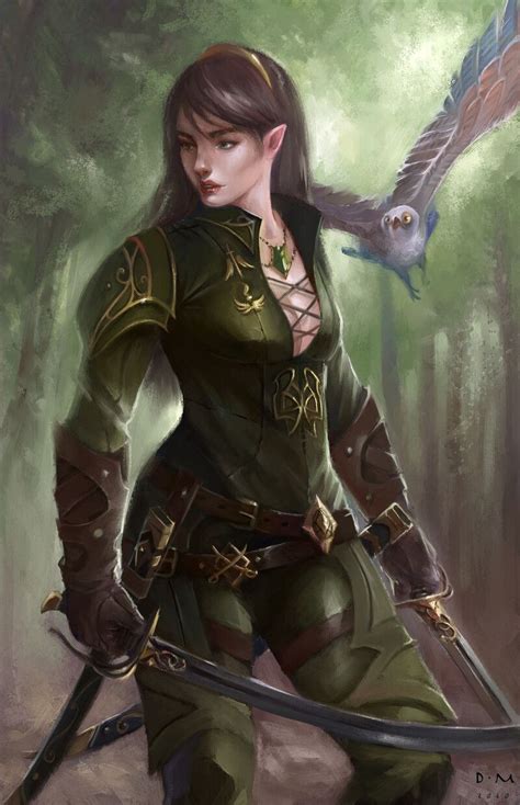 artstation alkyon a half elf noble ranger dionisis milonas elf ranger female elf elf warrior