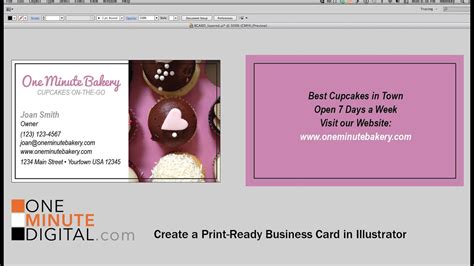 Unlike business cards, the modern businessperson is almost never without a cellphone. Create a Print Ready Business Card in Adobe Illustrator from Start to Finish - YouTube