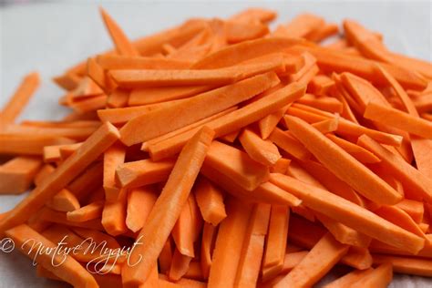 Bake in the oven for 30 minutes, or until soft and lightly browned, turning over the sweet potatoes after 15 minutes, then continuing to bake. Crispy Oven Baked Sweet Potato Fries | Nurture My Gut