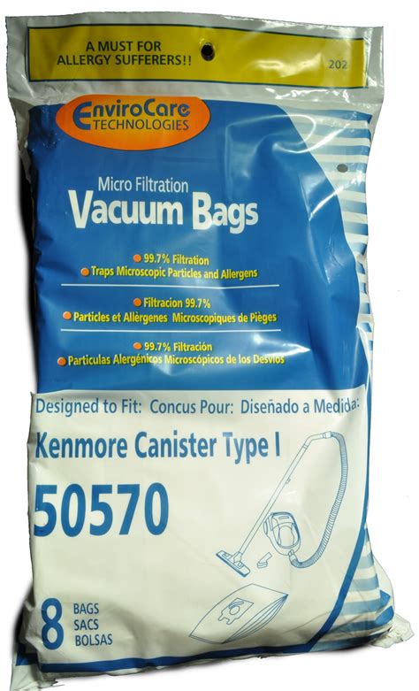 Kenmore Canister Style 50570 Vacuum Cleaner Bags Envirocare
