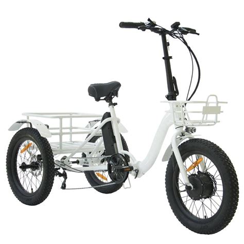 Eunorau 48v500w New Trike 20 Step Through Fat Tire Folding Electric