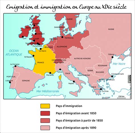 Migrations Européennes Au Xlxe Latelier Carto Dhg Sempai
