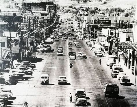 Revolution Boulevard 1965 Tijuana Mexico Courtesy Of Armando Moran Of