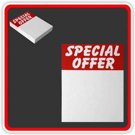 Sale Cards Special Offer 100 X 75mm 4x3 Pack 48