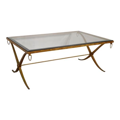 Dew drop mirror & bohemia buffet. Barbara Barry for Baker Furniture Gilt Iron Glasstop ...