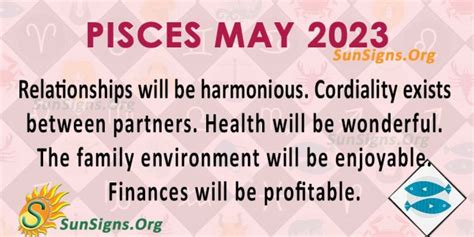 Pisces 2023 Monthly Horoscope Predictions Sunsignsorg