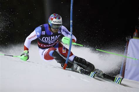 Ski Alpin Les Suisses Luca Aerni 3e Et Daniel Yule 6e En Course