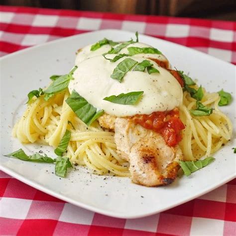 Grilled Chicken Spaghetti Margherita Heres A Quick Easy Dinner Idea