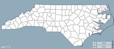 North Carolina free map, free blank map, free outline map, free base ...