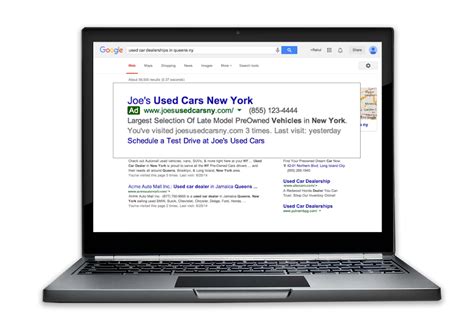 How Dynamic Sitelinks Appear On Your Ad Adwords Help