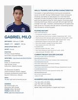 Pictures of Soccer Resume