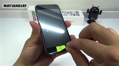 goophone i6 black model mtk6572 iphone 6 clone unboxing and quick comparison youtube