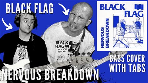 Black Flag Nervous Breakdown Bass Cover With Tabs Youtube