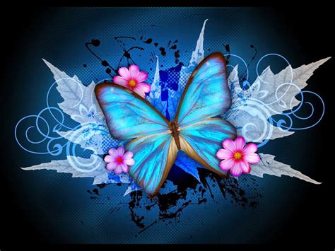 Colorful Butterfly Designs Background For Desktop Abstract Hd Wallpapers Pixhome