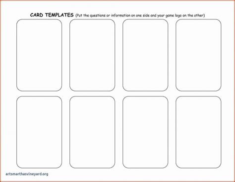 Blank Playing Card Template Best Sample Template