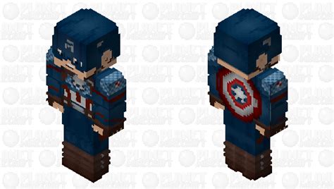 Captain America Marvel Studios Avengers Endgame 2019 Minecraft Skin