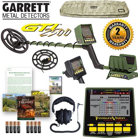 Garrett Gti 2500 Metal Detector Pro Package With 5 Bonus Accessories