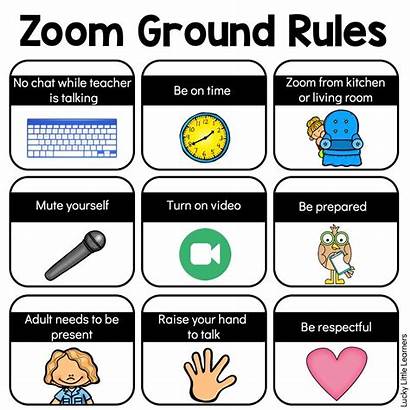 Zoom Learning Rules Classroom Distance Activities Etiquette