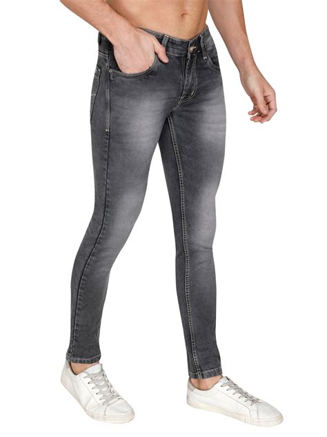 Denim Skin Fit Men Faded Black Jeans Waist Size 28 Rs 510 Piece