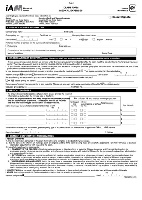 These costs are subtracted from the income of insurance companies to calculate net profit. Fillable Medical Expenses Claim Form - Group Insurance ...