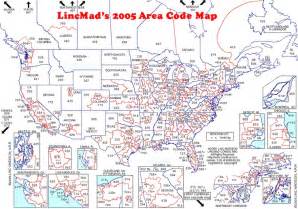 Area Code Map Interactive And Printable Images