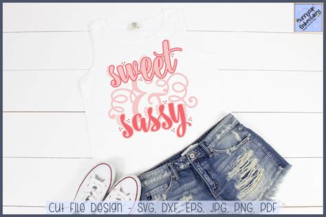 Sweet And Sassy Svg And Clip Art 289962 Cut Files Design Bundles