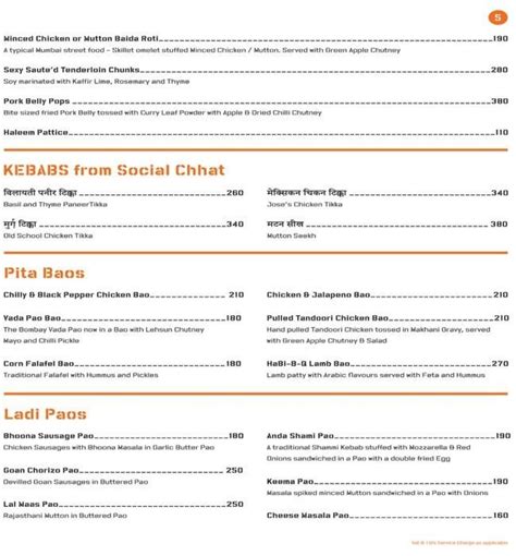 Odeon Social Menu Menu For Odeon Social Connaught Place Cp Central