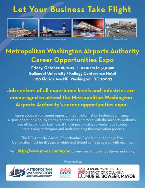 Metropolitan Washington Airports Authority Career Opportunities Expo