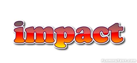 impact Logo | Free Logo Design Tool from Flaming Text