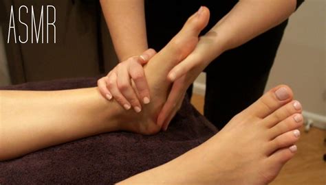 Relaxing Foot And Leg Exfoliating And Massage Asmr Massage Therapy