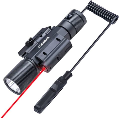 Cosmoing Red Laser Sight Combo 800 Lumens Tactical Long