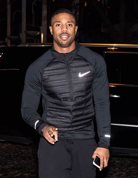 Though most of you will know him from creed, creed 2 and black panther. Michael B. Jordan in workout gear at Creed II cast dinner