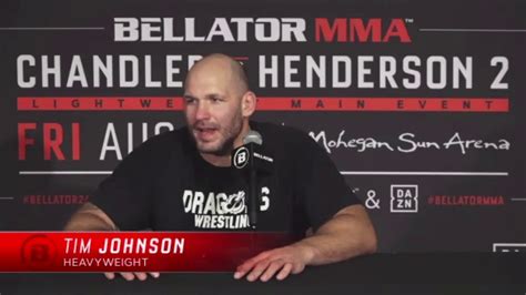 Tim Johnson Full Bellator 243 Post Fight Press Conference