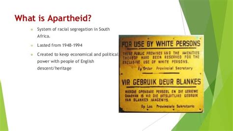 An Overview Of The Racial Segregation In South Africa The Apartheid