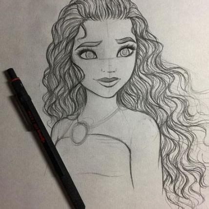 How to draw moana | disney princess. Drawing Ideas Disney Princesses Moana 40+ Best Ideas # ...