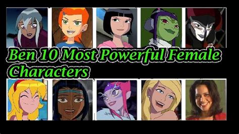 Ben 10 Most Powerful Female Characters Vanshanu Verse Youtube