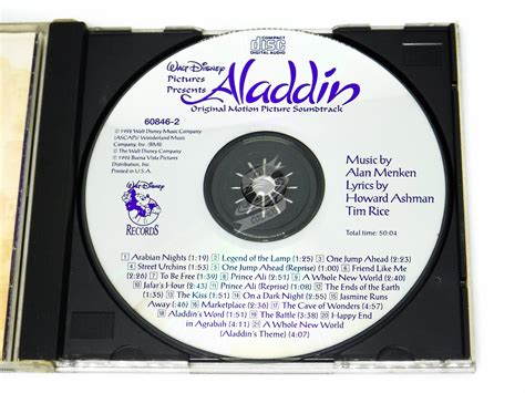 Va Aladdin Original Motion Picture Soundtrack Cdcosmos