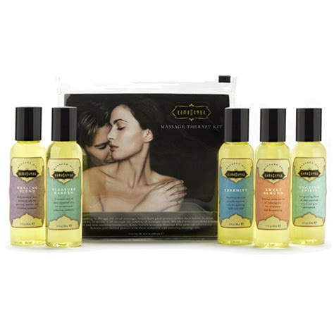 Kama Sutra Massage Oil Therapy Kit Sports Supports Mobility
